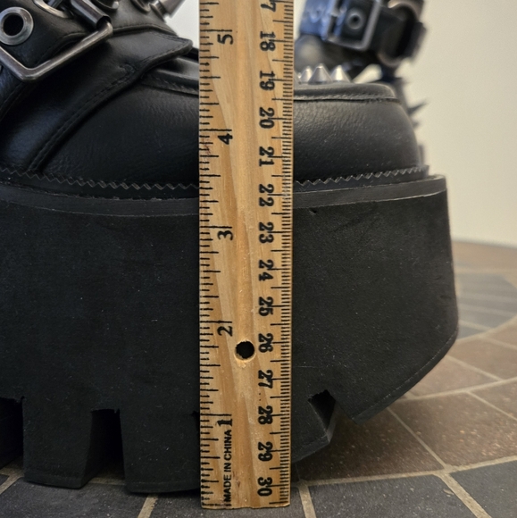 Widow Dolls Kill Punk Paradox Spiked Platform Booties - Picture 12 of 14